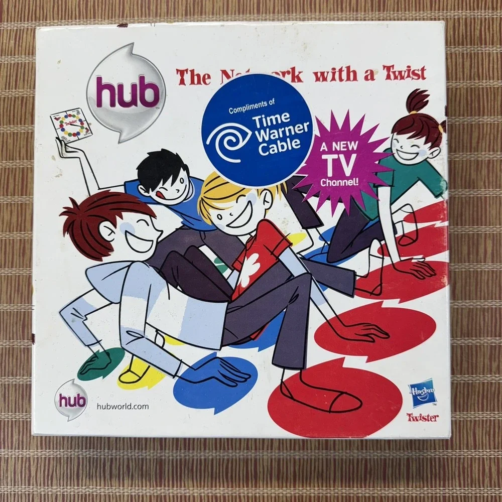 Twister Game Unique Collectible Box Promotional For Time Warner Hub Network